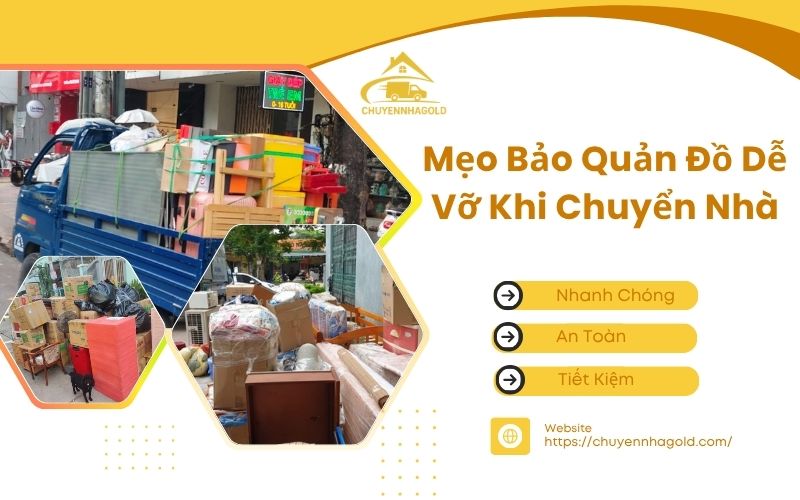 Mẹo Bảo Quản Đồ Dễ Vỡ Khi Chuyển Nhà