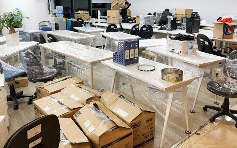 Chuyển văn phòng thiết bị nặng