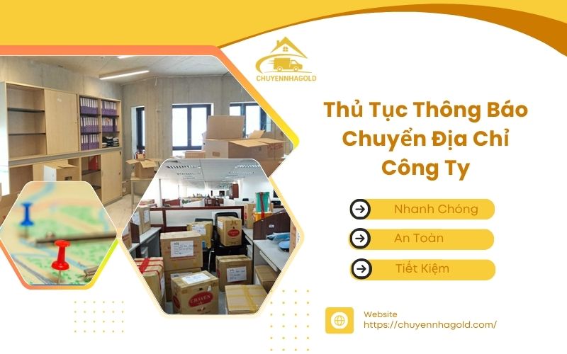 Thủ tục thông báo chuyển địa chỉ công ty