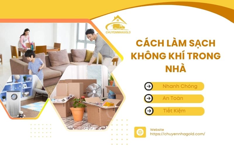 cách làm sạch không khí trong nhà
