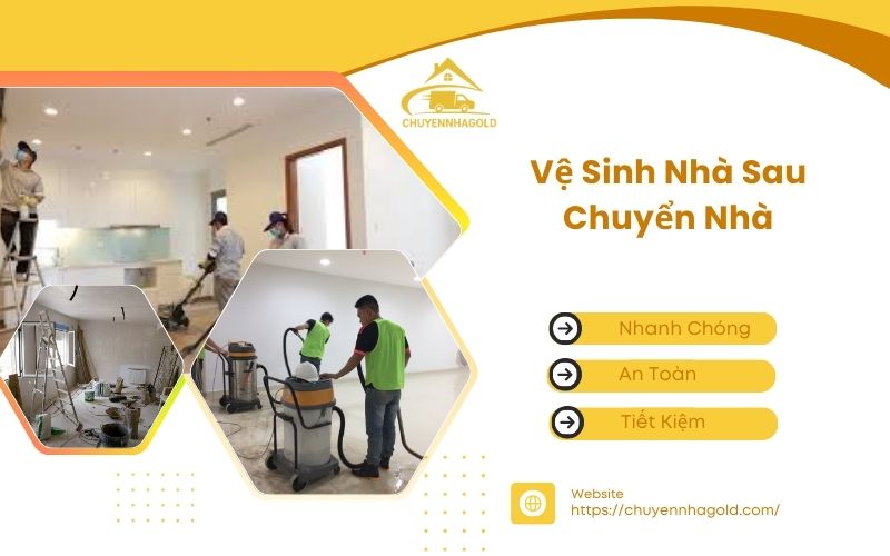 Vệ sinh nhà sau chuyển nhà