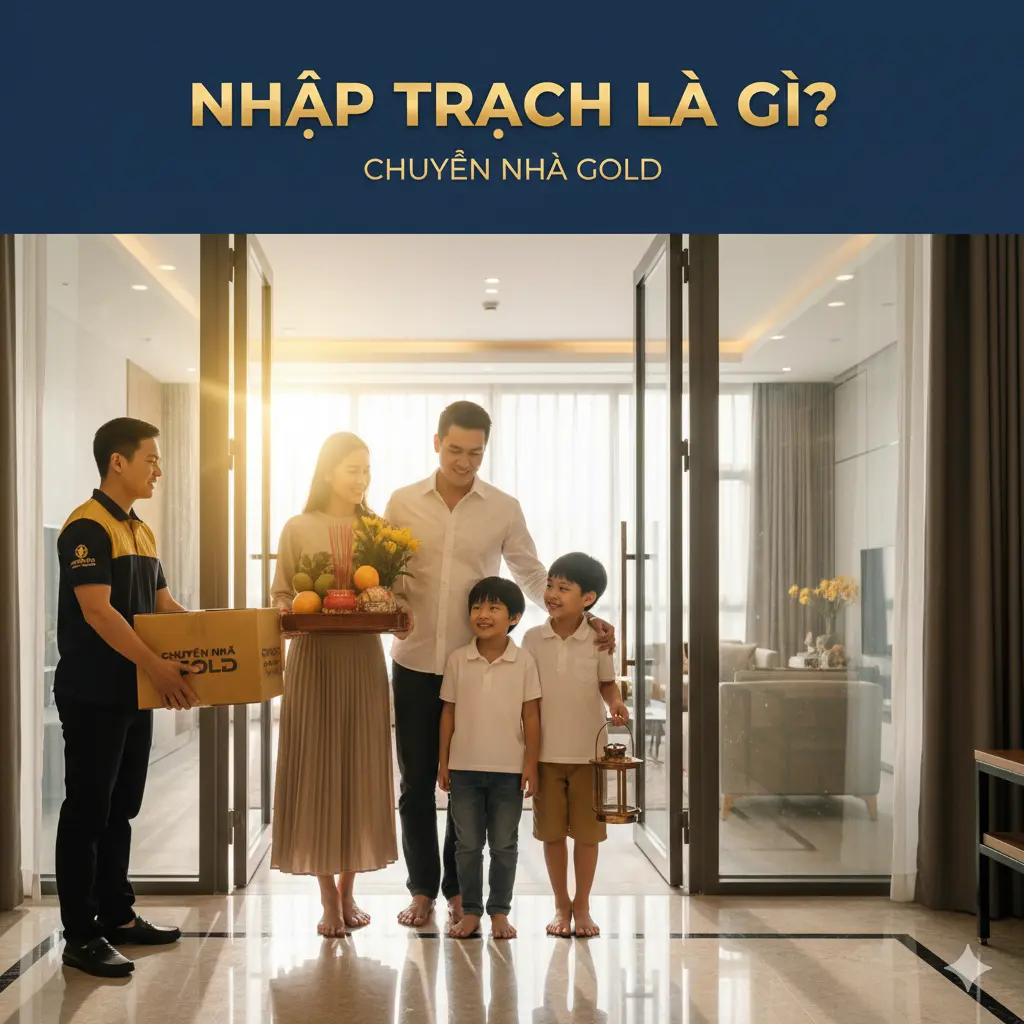 Định nghĩa nhập trạch là gì và dịch vụ chuyển nhà Gold hỗ trợ gia chủ làm lễ