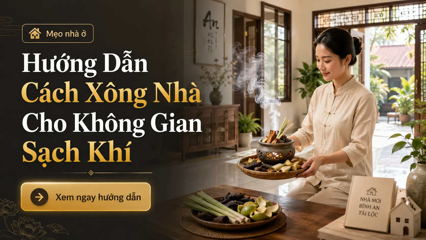 Cách xông nhà mới